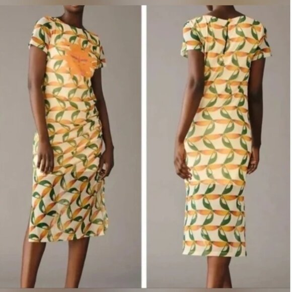 Farm Rio Midi Mesh Lined Dress size XXS - Picture 1 of 7